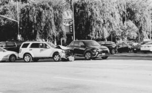Tyler, TX - Broadway Ave Crash Sends Vehicle Off Road